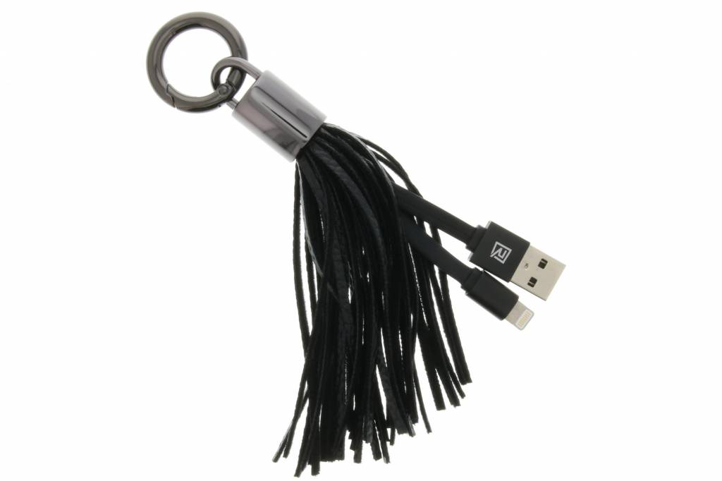 Image of Lightning naar USB-kabel handtas accessoire - Zwart