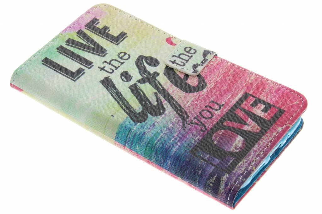 Image of Live the life design TPU booktype hoes voor de LG G5 (SE)