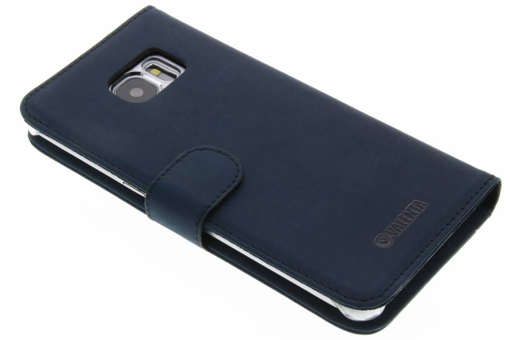 Image of Booklet Classic Luxe voor de Samsung Galaxy S7 Edge - Vintage Blauw