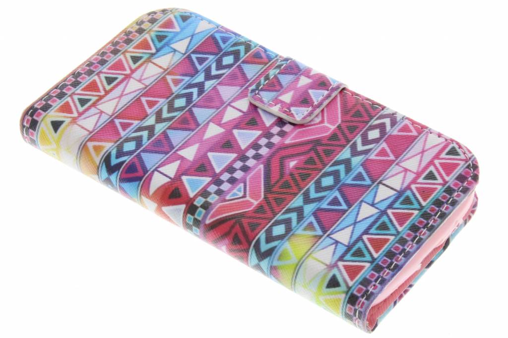 Image of Aztec design TPU booktype hoes Samsung Galaxy Core
