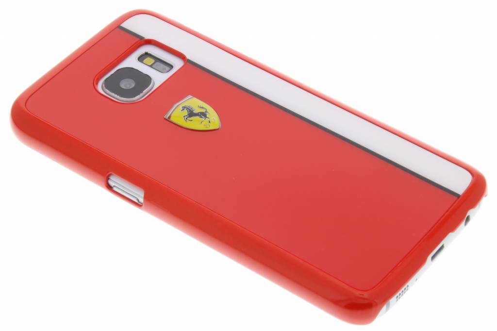 Image of Paddock Hard Case voor de Samsung Galaxy S7 - Rood / Wit