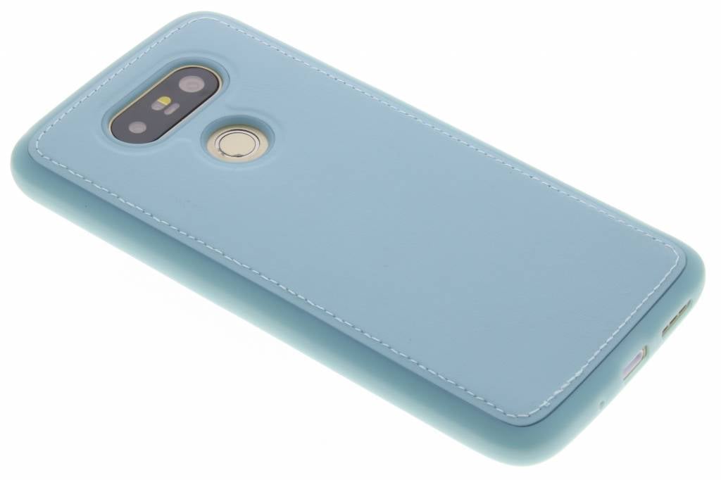 Image of Blauwe lederen TPU case voor de LG G5 (SE)