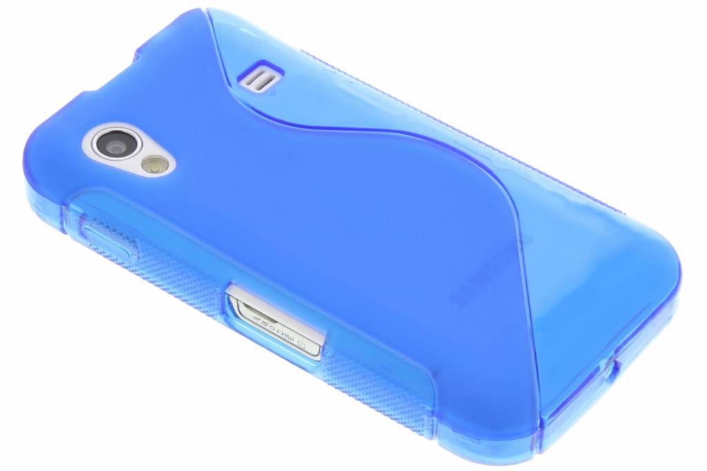 Image of Blauwe flexibele S-lineTPU hoes voor de Samsung Galaxy Ace S5830
