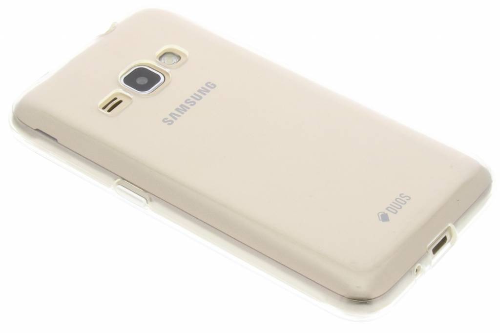 Image of TPU Clear Cover + Glass Protector voor de Samsung Galaxy J1 (2016)