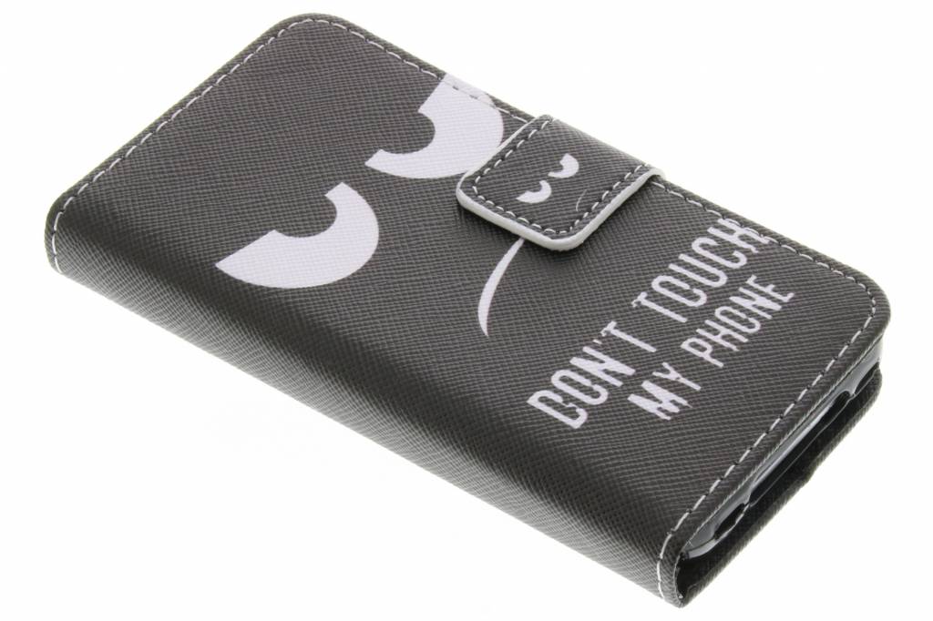 Image of Don't touch design TPU booktype hoes voor de iPhone 4 / 4s