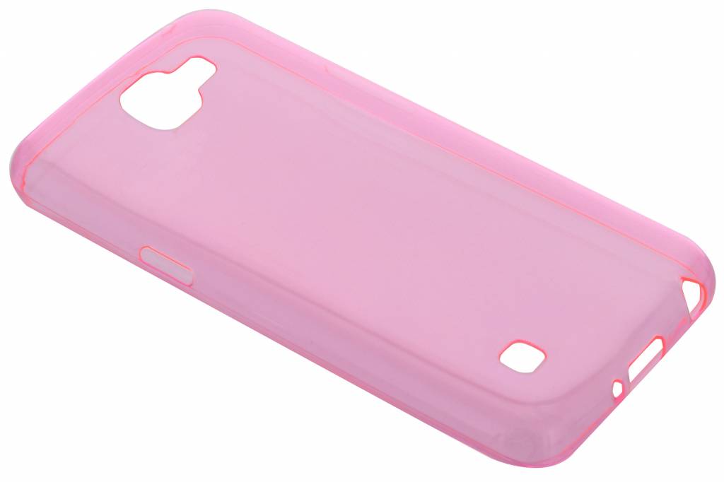 Image of Roze ultra thin transparant TPU hoesje voor de LG K4