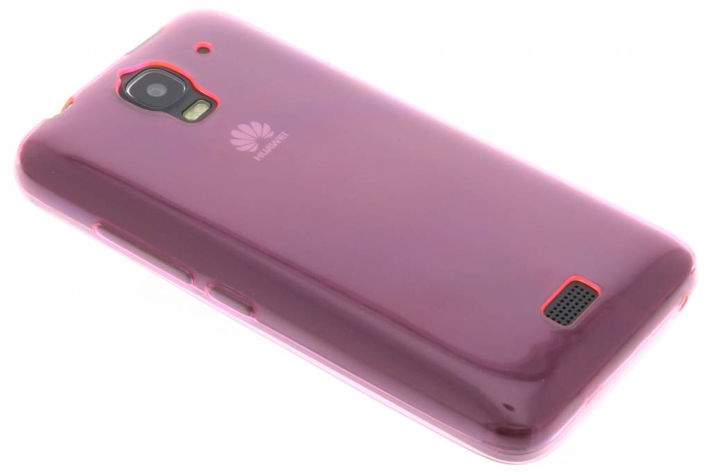 Image of Roze ultra thin transparant TPU hoesje voor de Huawei Y360