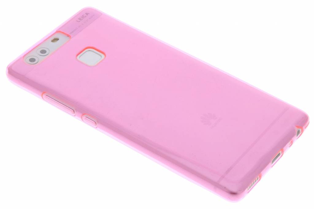 Image of Roze ultra thin transparant TPU hoesje voor de Huawei P9