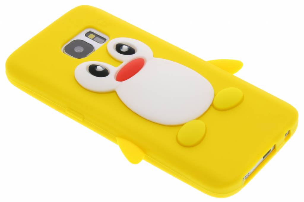 Image of Geel pinguin siliconen hoesje voor de Samsung Galaxy S7