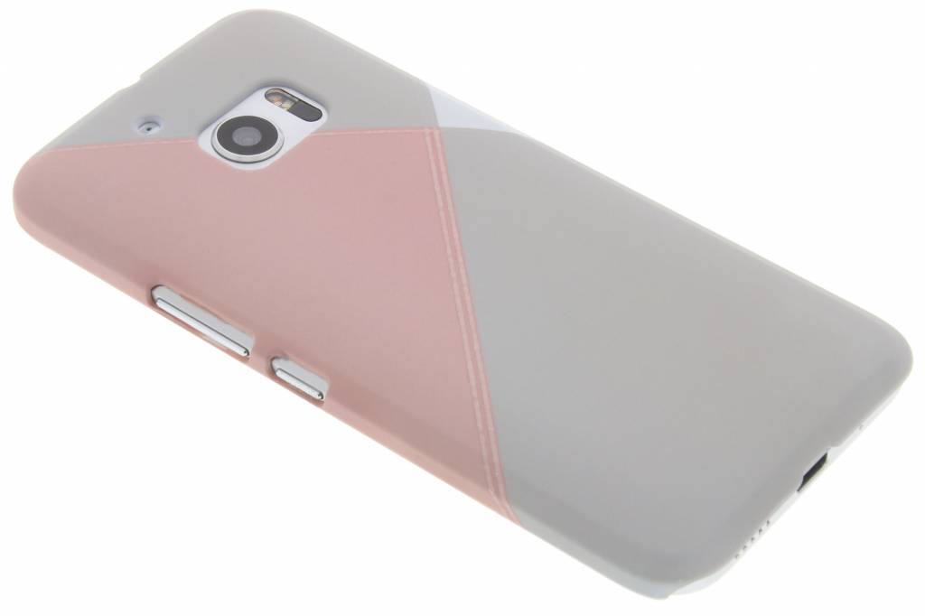 Image of Pastelkleurig vlakken design hardcase hoesje voor de HTC 10