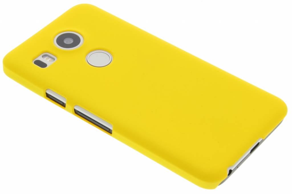 Image of Geel effen hardcase hoesje voor de LG Nexus 5X