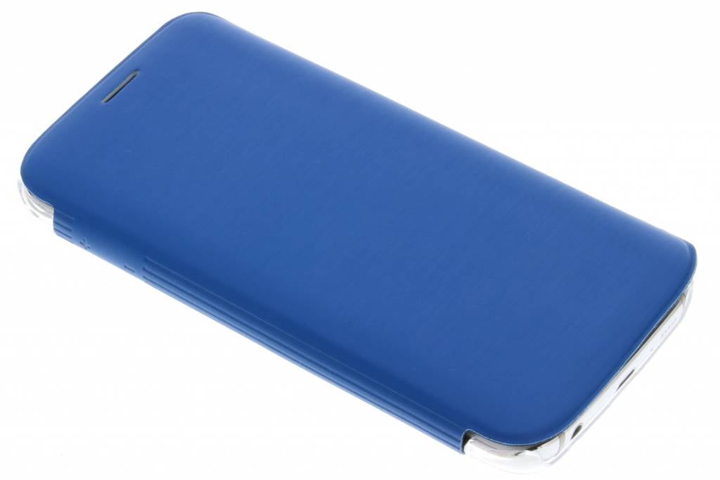 Image of Clear Booklet Case voor de Samsung Galaxy S6 Edge - Blauw