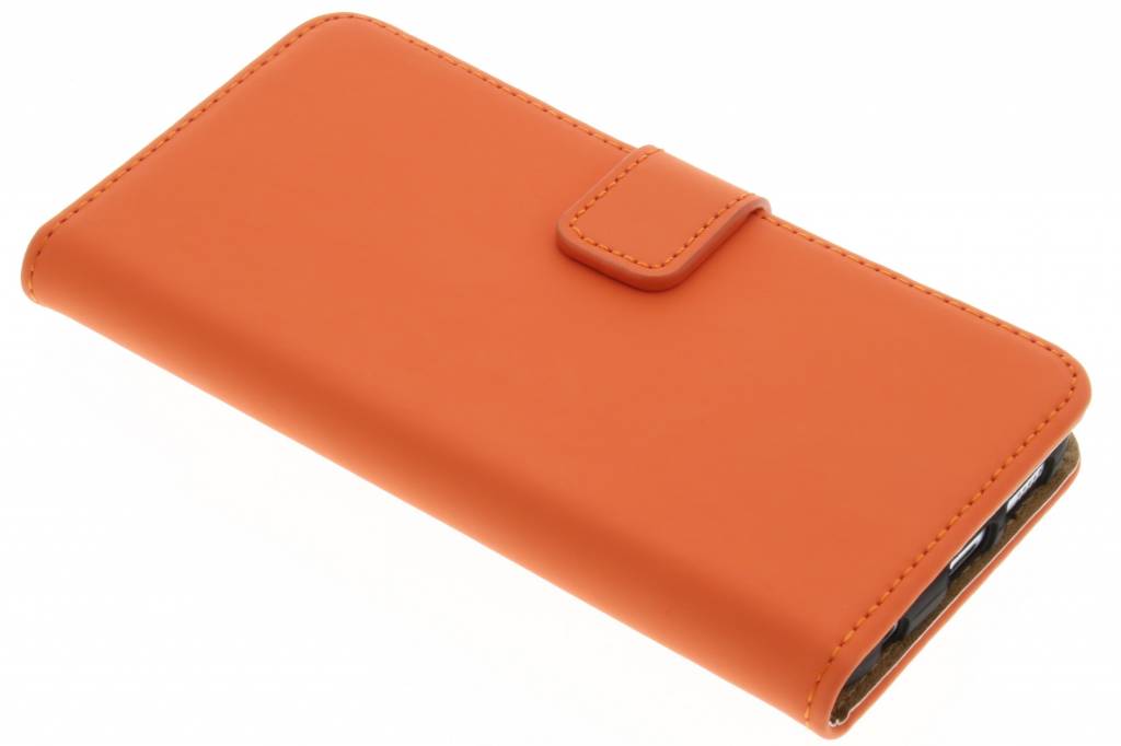 Image of Luxe Book Case voor de Samsung Galaxy S6 Edge - Oranje