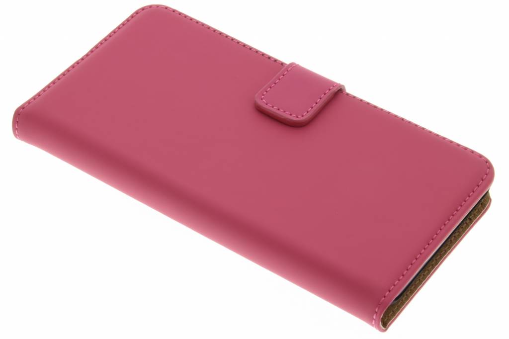 Image of Luxe Book Case voor de Wiko Lenny 2 - Fuchsia