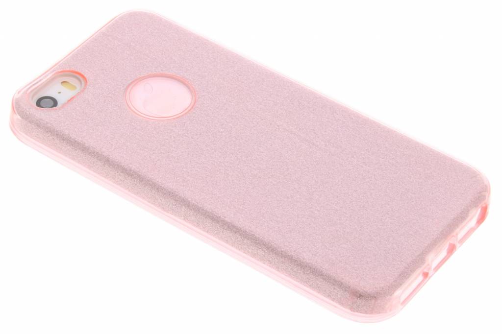 Image of Roze Glamour design softcase voor de iPhone 5 / 5s / SE