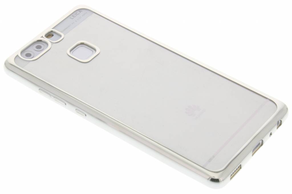 Image of Zilver TPU hoesje met metallic rand voor de Huawei P9