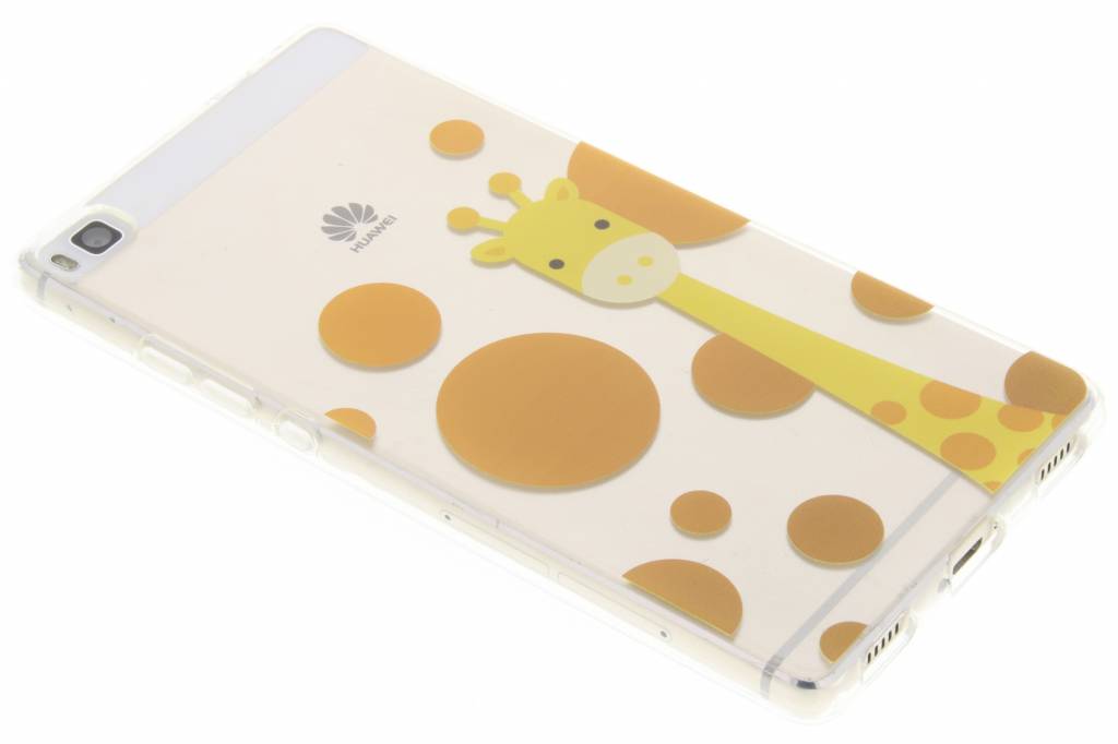 Image of Giraffe Zoo TPU siliconen hoesje voor de Huawei P8