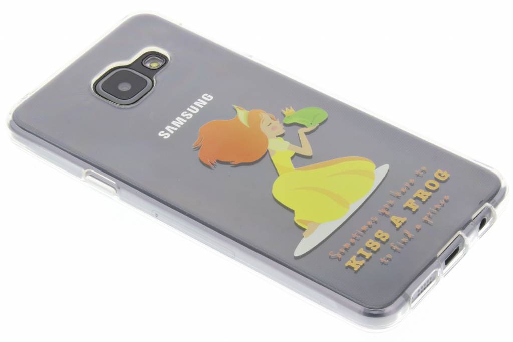 Image of Kiss the frog Sprookjes TPU siliconen hoesje voor de Samsung Galaxy A3 (2016)