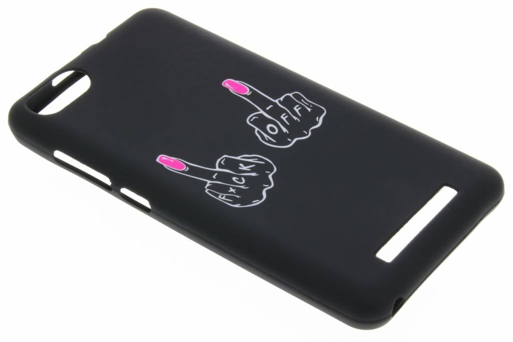 Image of F*ck off glow in the dark TPU case voor de Wiko Lenny 3