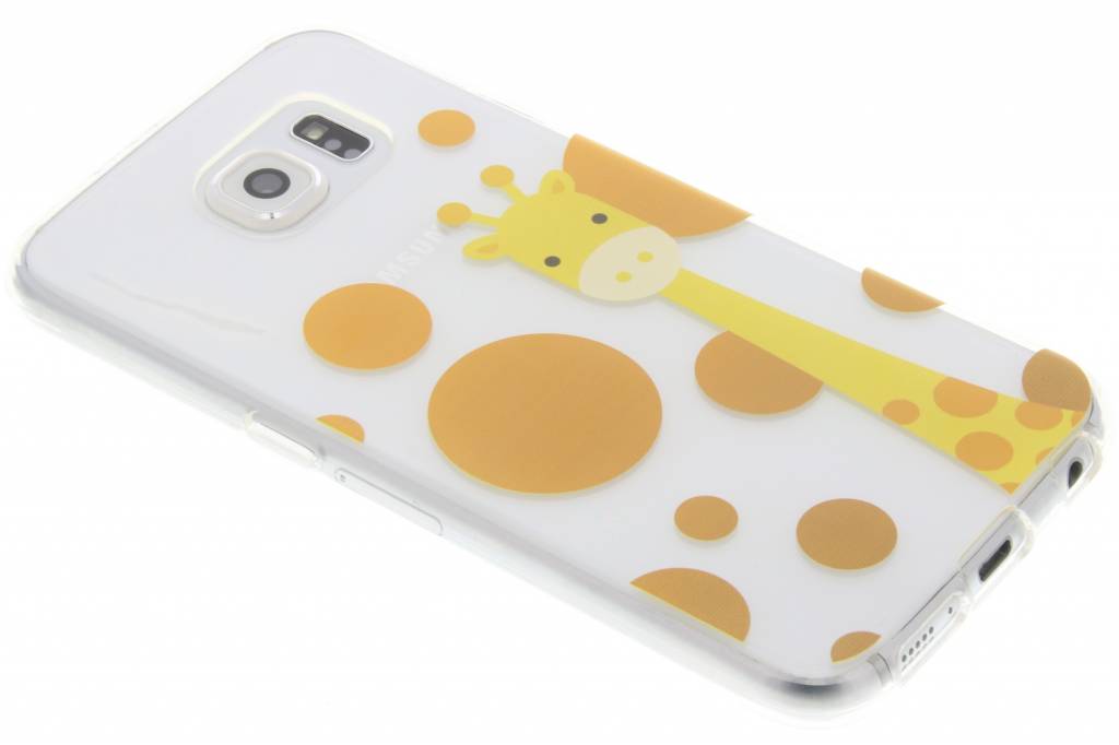 Image of Giraffe Zoo TPU siliconen hoesje voor de Samsung Galaxy S6