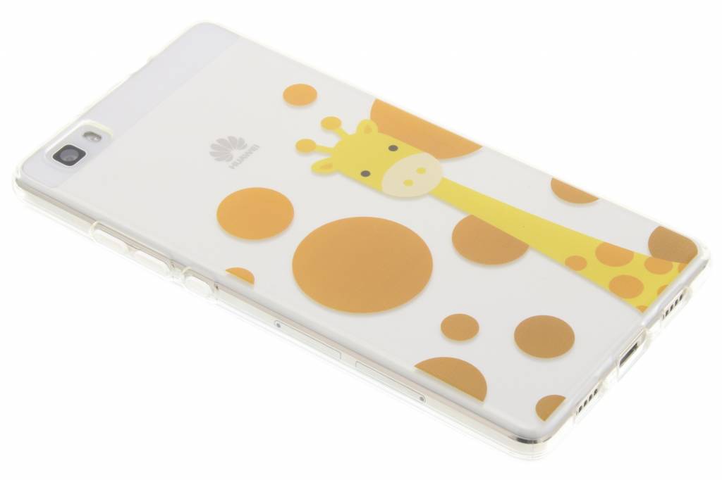 Image of Giraffe Zoo TPU siliconen hoesje voor de Huawei P8 Lite