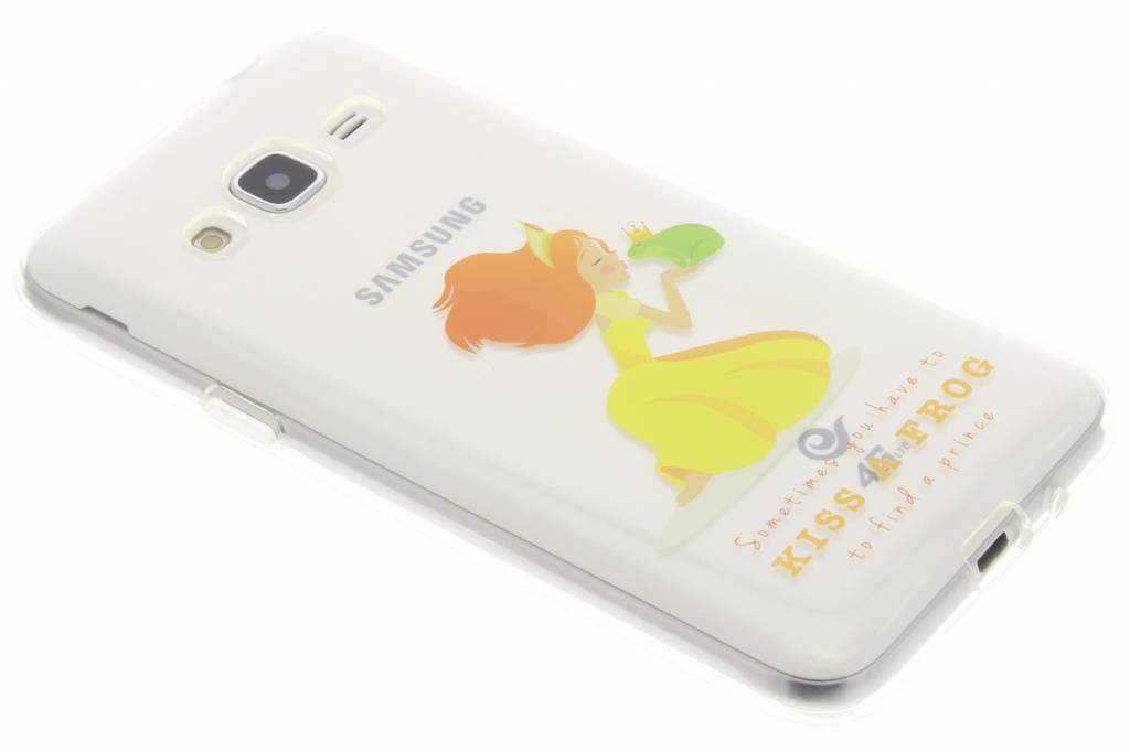 Image of Kiss a frog Sprookjes TPU siliconen hoesje voor de Samsung Galaxy J3 / J3 (2016)