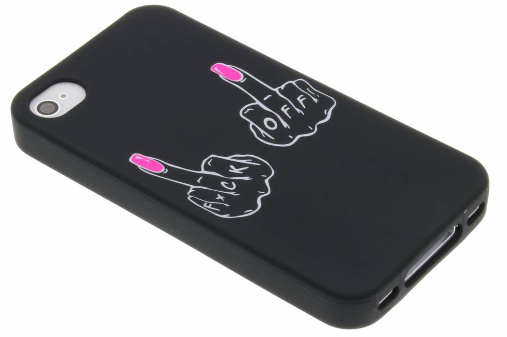 Image of F*ck off glow in the dark TPU case voor de iPhone 4 / 4s