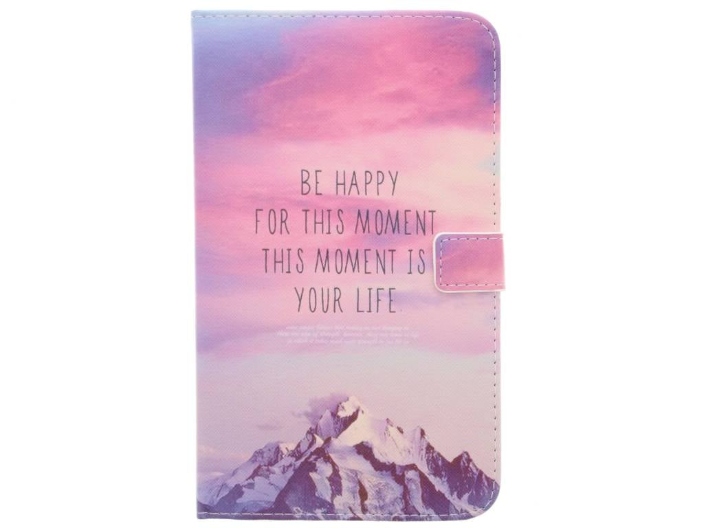 Image of Be happy design TPU tablethoes voor de Samsung Galaxy Tab 3 8.0