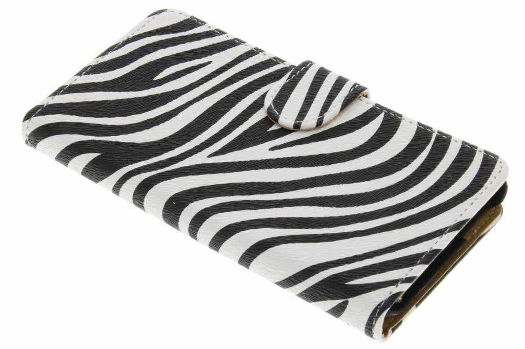 Image of Zebra booktype hoes voor de Wiko Rainbow Jam 4G