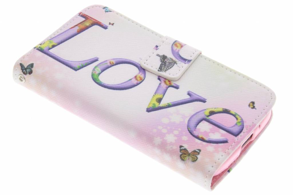 Image of Love design TPU booktype hoes voor de Motorola Moto G