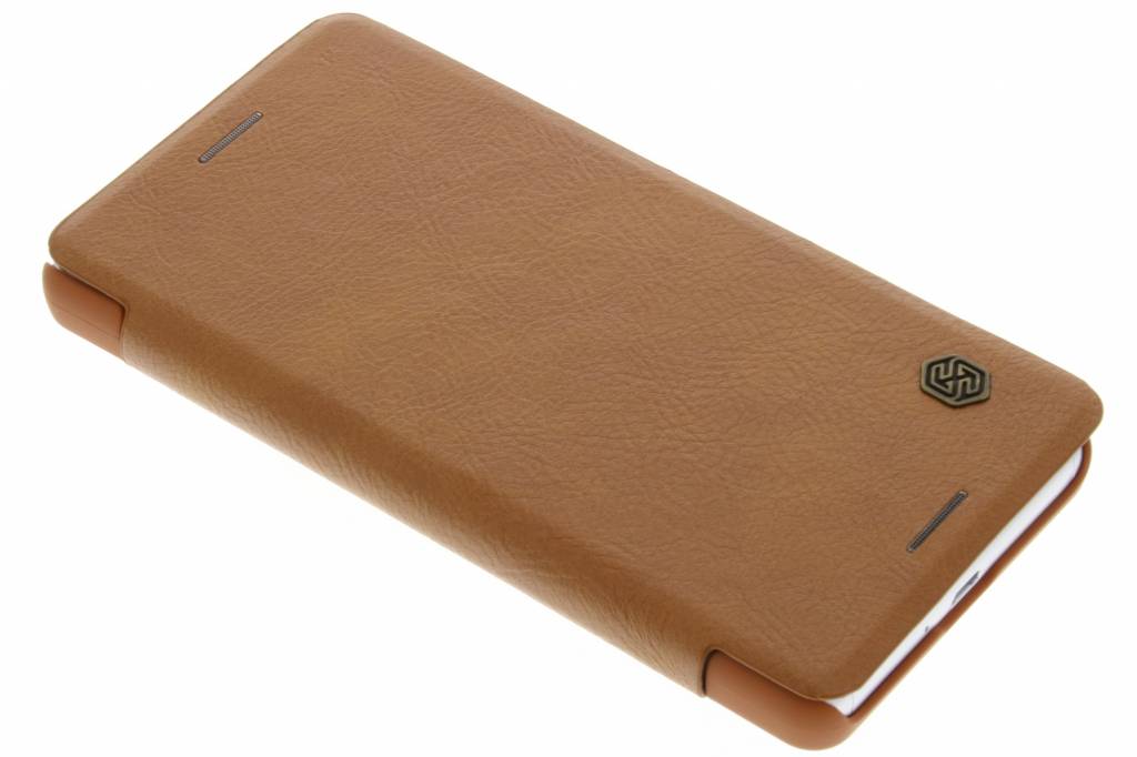 Image of Qin Leather slim booktype hoes voor de Sony Xperia X Performance - Bruin