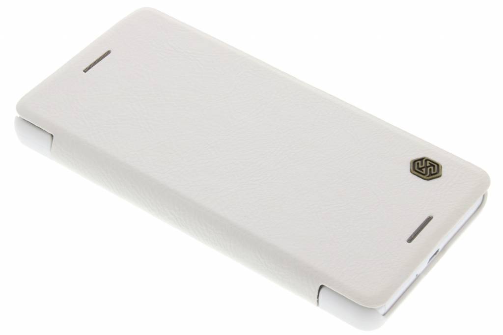 Image of Qin Leather slim booktype hoes voor de Sony Xperia X Performance - Wit