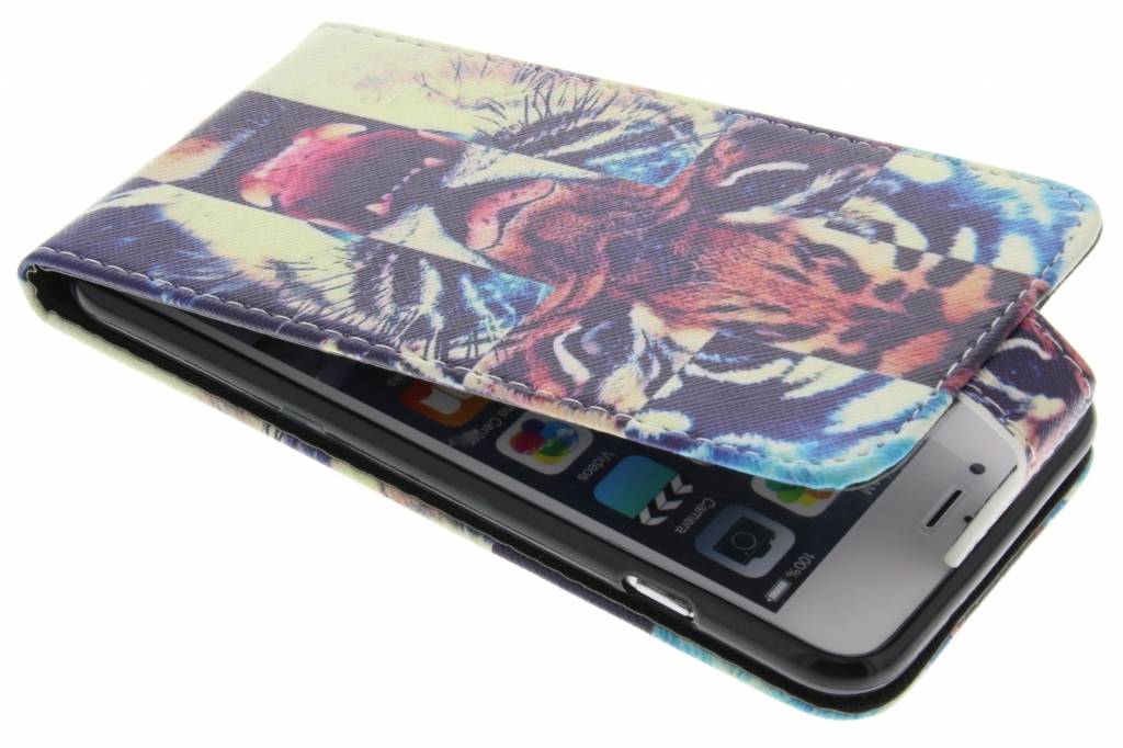 Image of Tijger design TPU flipcase voor de iPhone 6(s) Plus