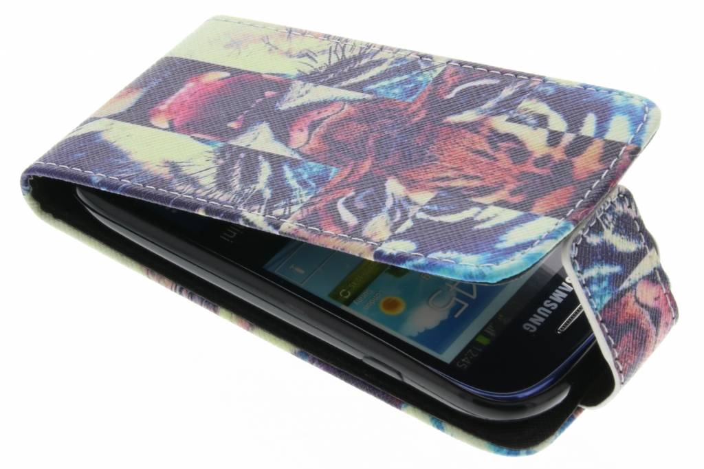 Image of Tijger design TPU flipcase voor de Samsung Galaxy S3 Mini