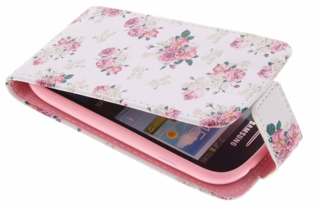 Image of Roosjes design TPU flipcase voor de Samsung Galaxy S3 Mini