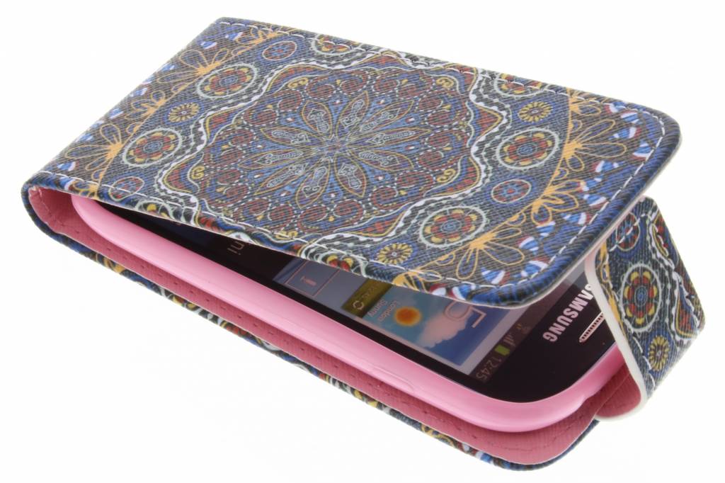 Image of Mandala design TPU flipcase voor de Samsung Galaxy S3 Mini