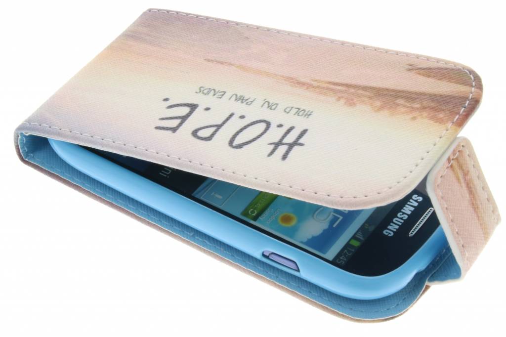 Image of Hope design TPU flipcase voor de Samsung Galaxy S3 Mini