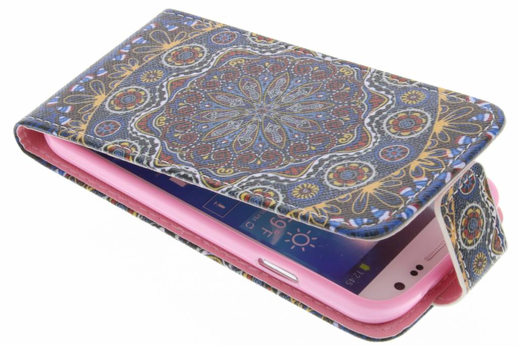 Image of Mandala design TPU flipcase voor de Samsung Galaxy S4