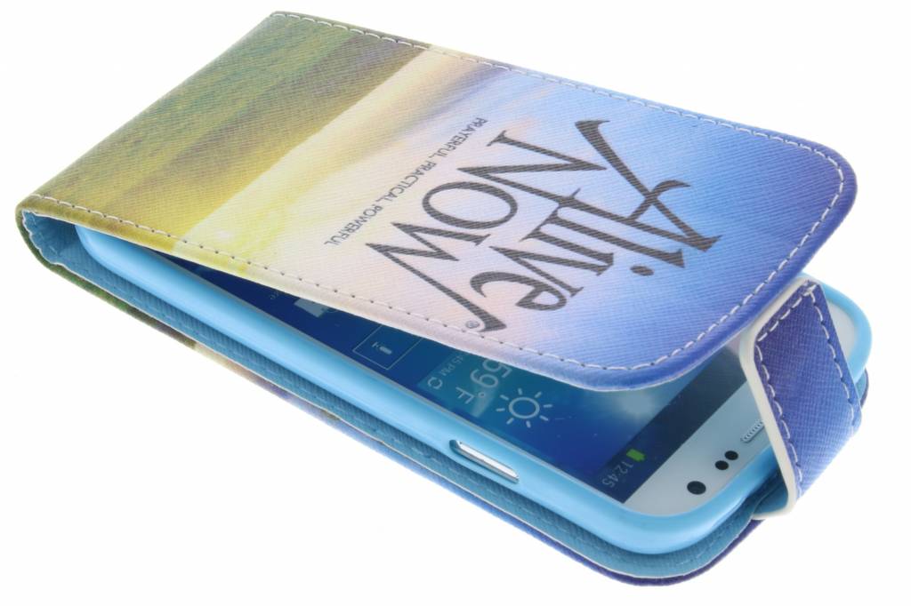 Image of Alive now design TPU flipcase voor de Samsung Galaxy S4