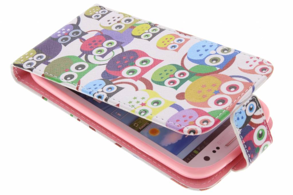 Image of Uitljes design TPU flipcase voor de Samsung Galaxy S3 / Neo