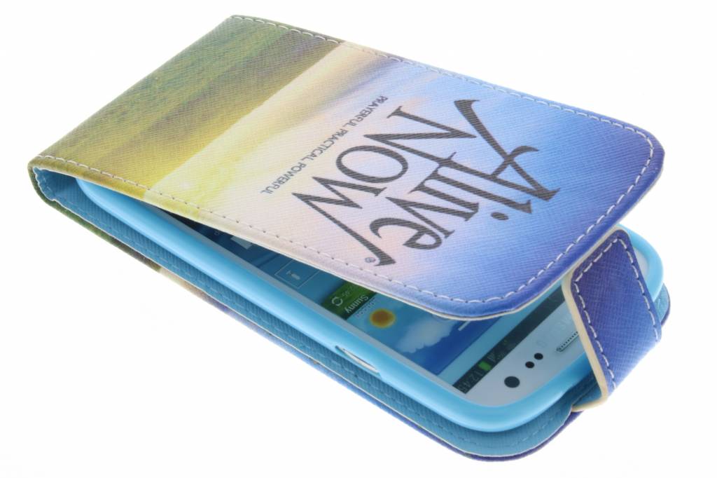 Image of Alive now design TPU flipcase voor de Samsung Galaxy S3 / Neo