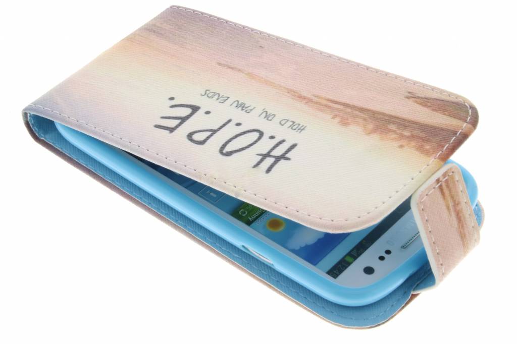 Image of Hope design TPU flipcase voor de Samsung Galaxy S3 / Neo