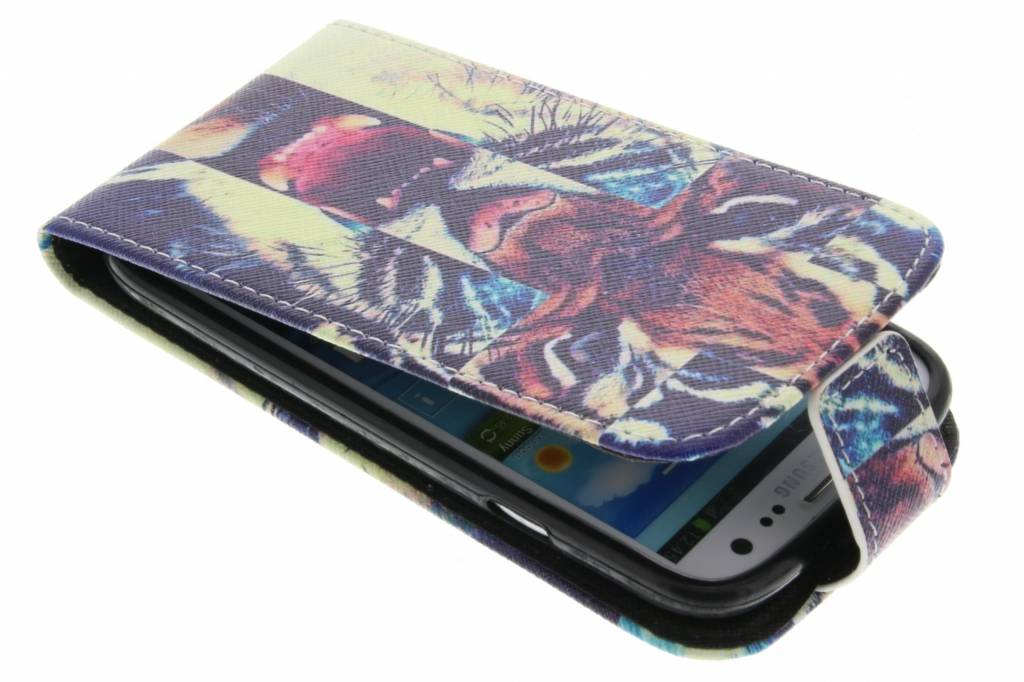 Image of Tijger design TPU flipcase voor de Samsung Galaxy S3 / Neo