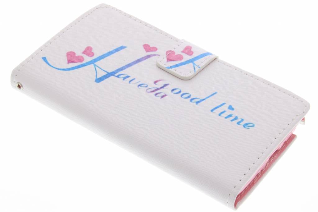 Image of Have a good time design TPU booktype hoes voor de Samsung Galaxy Note 4