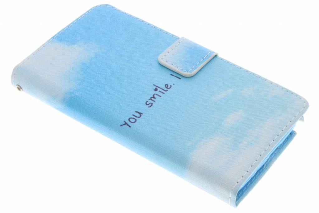 Image of Smile design TPU booktype hoes voor de Samsung Galaxy Note 4