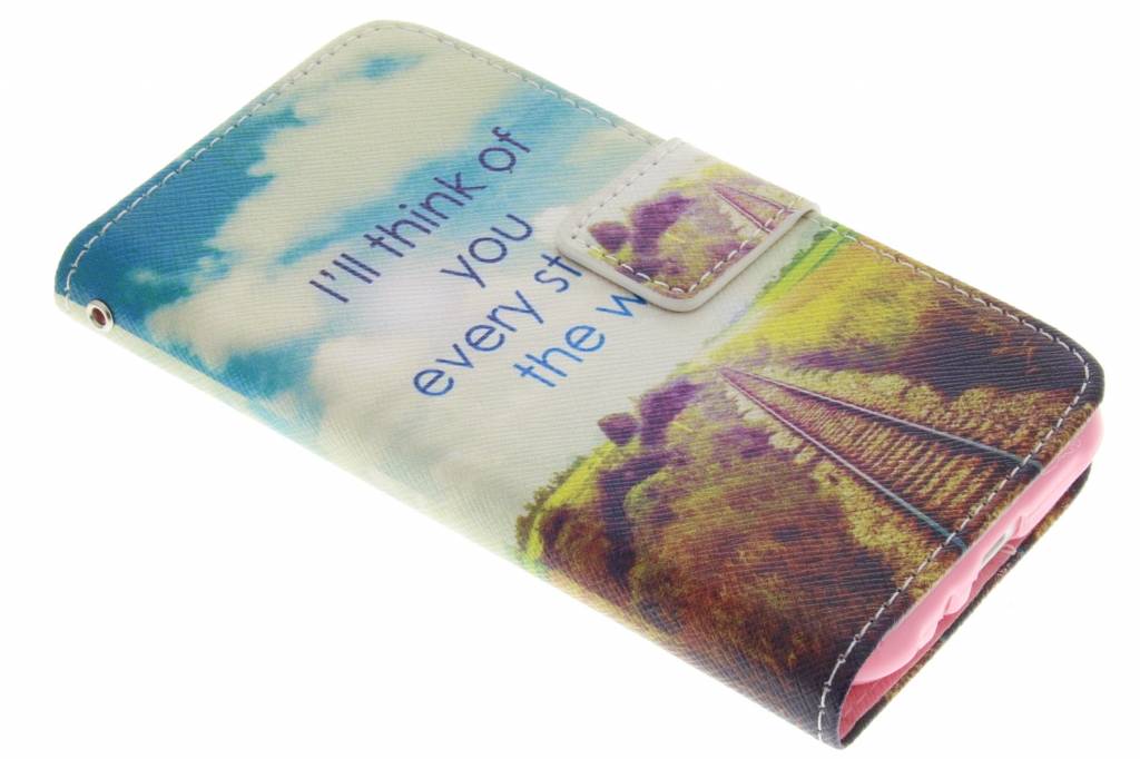 Image of Think of you design TPU booktype hoes voor de Samsung Galaxy J1