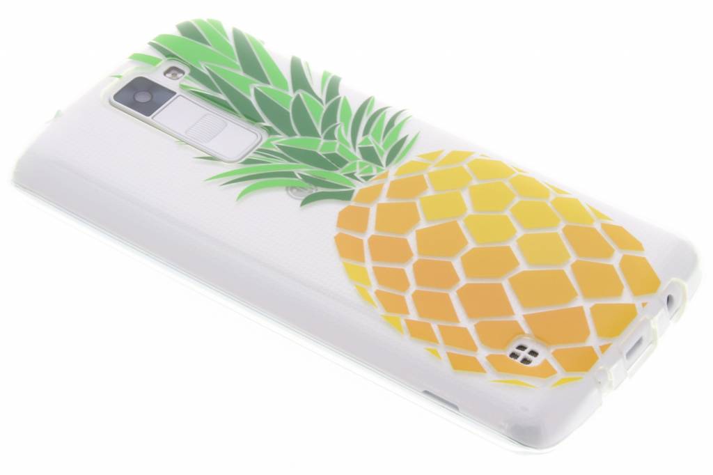 Image of Transparant ananas design TPU hoesje voor de LG K8