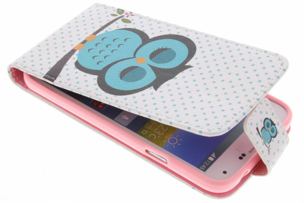 Image of Uil design TPU flipcase voor de Samsung Galaxy S5 (Plus) / Neo