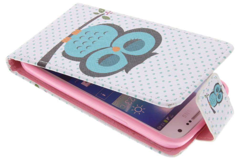 Image of Uil design TPU flipcase voor de Samsung Galaxy S4 Mini