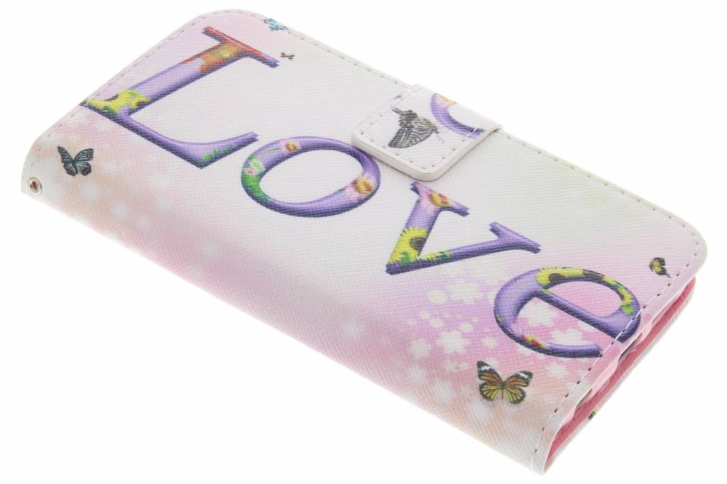 Image of Love design TPU booktype hoes voor de Samsung Galaxy S6 Edge